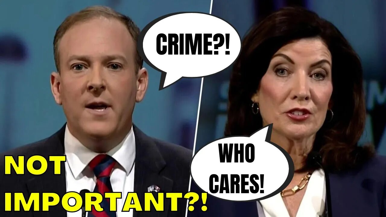 Lee Zeldin Led Kathy Hochul STRAIGHT INTO THE FIRE in NY Debate!