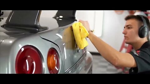 Nissan Skyline R34 GTR detailing ! #nissanskyline #nissangtr