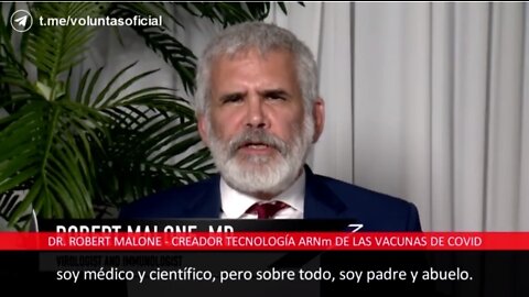 Mensaje de Robert Malone "NO VACUNEN A SUS HIJOS!"