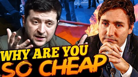 Zelensky Begs For More, Calls America/Canada Stingy!!