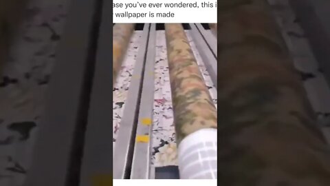 How wallpaper paper is made