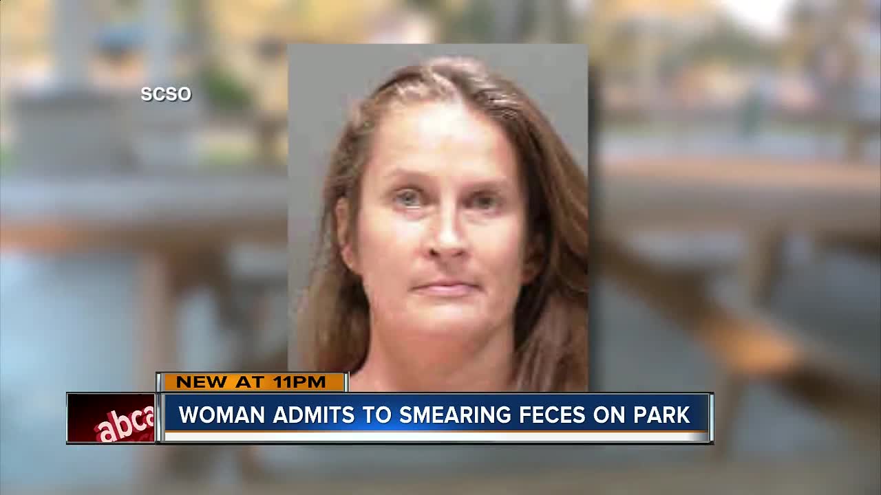 Sarasota County substitute teacher arrested for pouring fecal matter on park benches