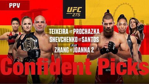 UFC 275 Most Confident Picks