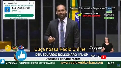 Urgente! Eduardo Bolsonaro e petistas se enfrentam na Câmara dos Deputados