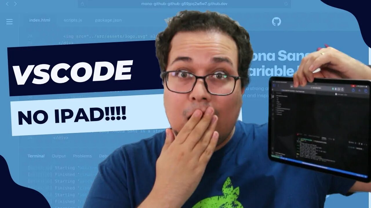 SEU VSCODE NO IPAD PELA INTERNET | REMOTE TUNNELS