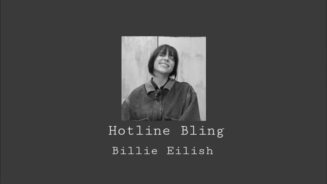 Hotline Bling Billie Eilish (Best Part Looped) - (Slowed + Reverb) Mellow Piano Cover (1 HOUR)