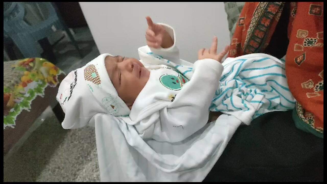 Cute Little Baby Crying