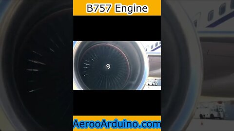 Watch Boeing B757 Jet #Engine WindMilling #Flying #Aviation #AeroArduino