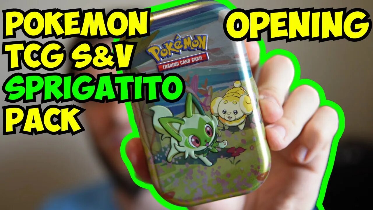 Pokemon TCG Scarlet & Violet Sprigatito Booster Opening