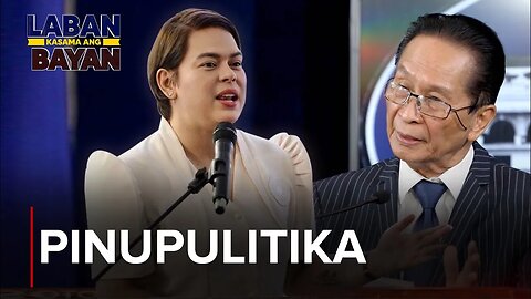 VP Sara Duterte, pinupulitika —Atty. Panelo