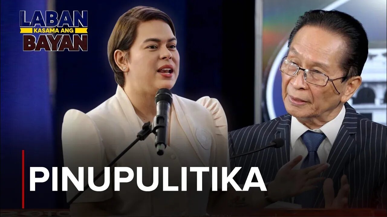 VP Sara Duterte, pinupulitika —Atty. Panelo