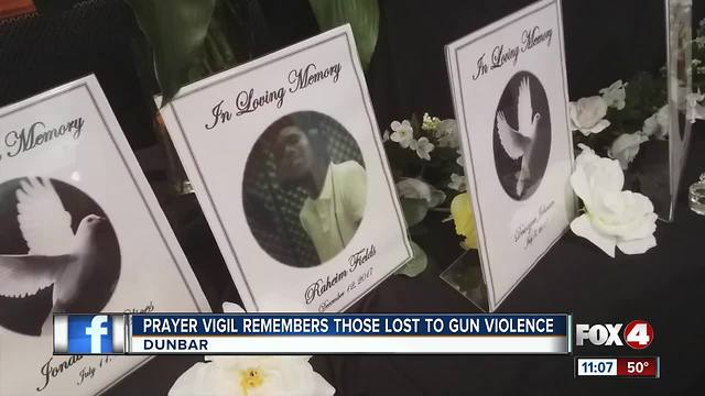 Prayer vigil to remember 40 lives lost in Lee County this year