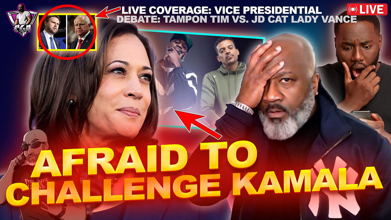 All The Smoke?! Two Grown Gangstas Looked Afraid To CHALLENGE KAMALA | VP Debate Live