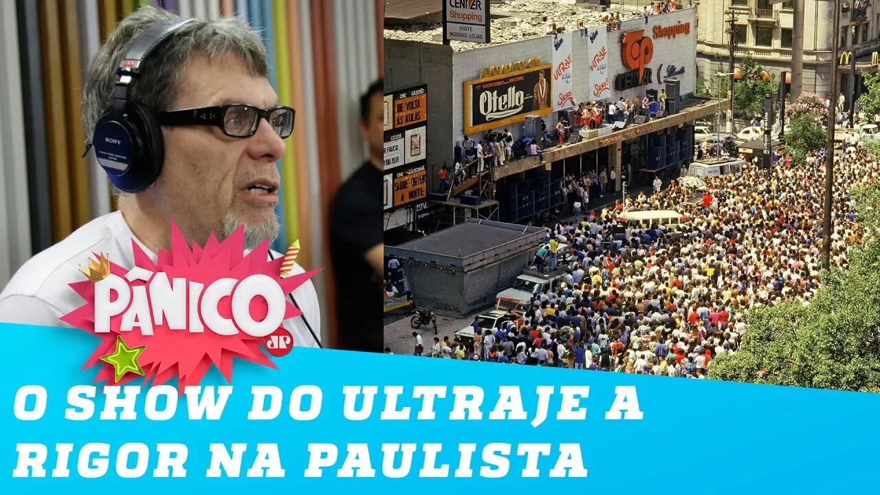 Roger lembra show do Ultraje na Paulista: 'Tinha mais gente que na última manifestação'