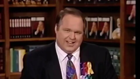 Rush Limbaugh nails woke virtue signaling all the way back in 1993