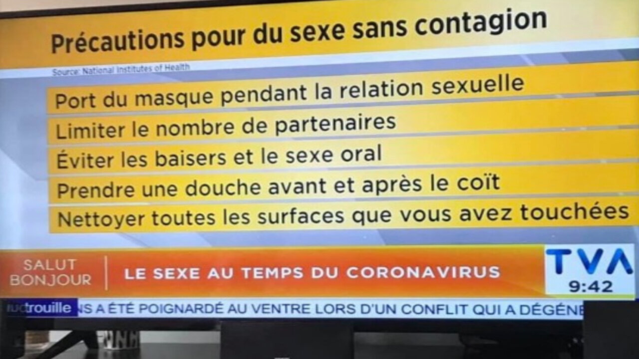 Le sexe et les Covidiots