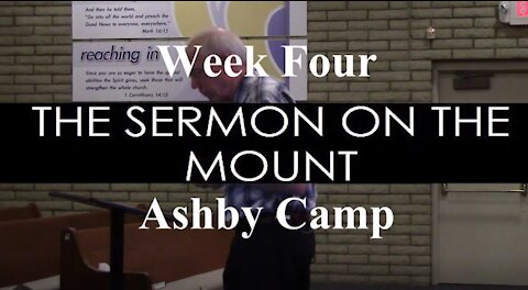 The Sermon on the Mount part 4