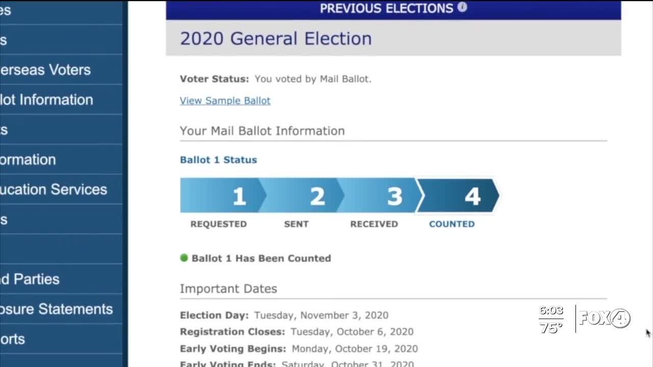 How to track your ballot