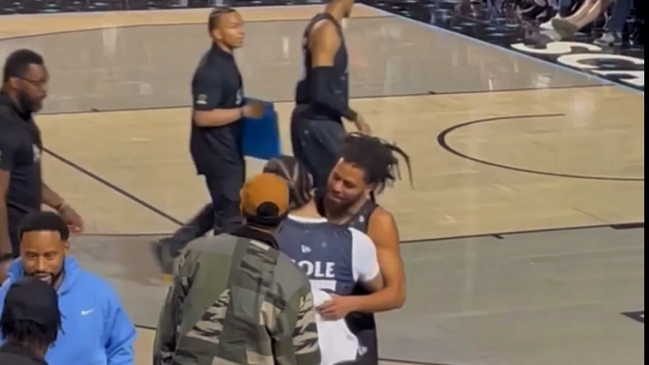 Drake Cheers On J. Cole While Courtside At Shooting Stars' CEBL Game