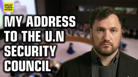 Dan Cohen addresses the UN Security Council: Hands Off Haiti