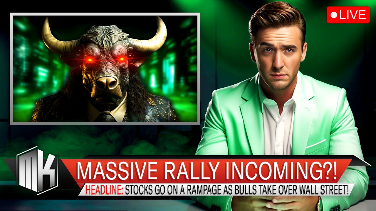 Bitcoin Pumps Hard AF, Stocks Rip Higher & Full Tilt Trading || The MK Show