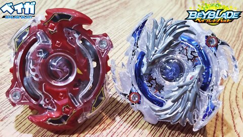 STORM SPRIGGAN .K.U vs LOST LONGINUS .N.Sp - Beyblade Burst ベイブレードバースト