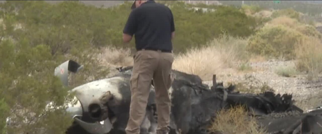 Plane makes emergency landing on US 95