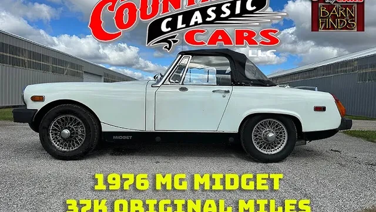 1976 MG Midget Barn Find - 37k Original Miles