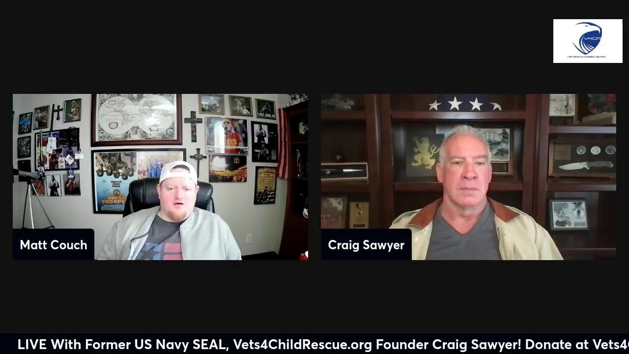 Former Navy SEAL & Vets 4 Child Rescue Founder Craig Sawyer on The Matt Couch Show