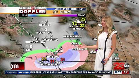 January 18th nightly weather update