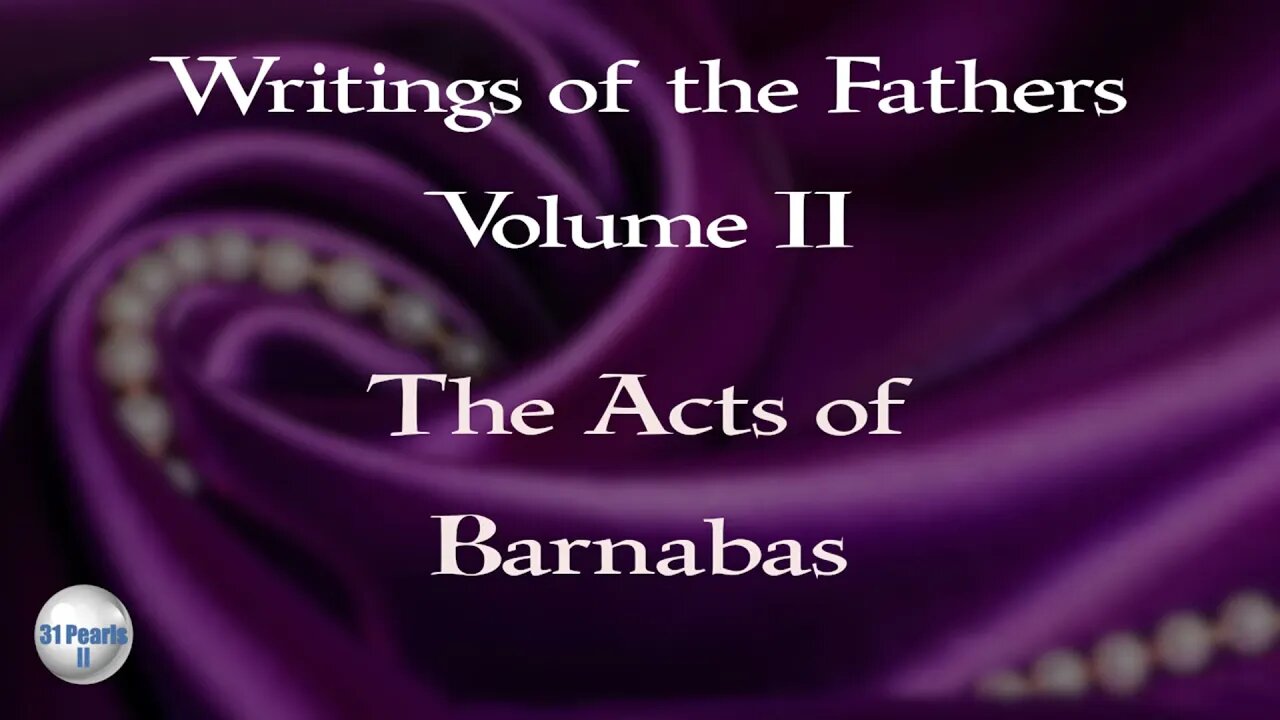 The Acts of Barnabas