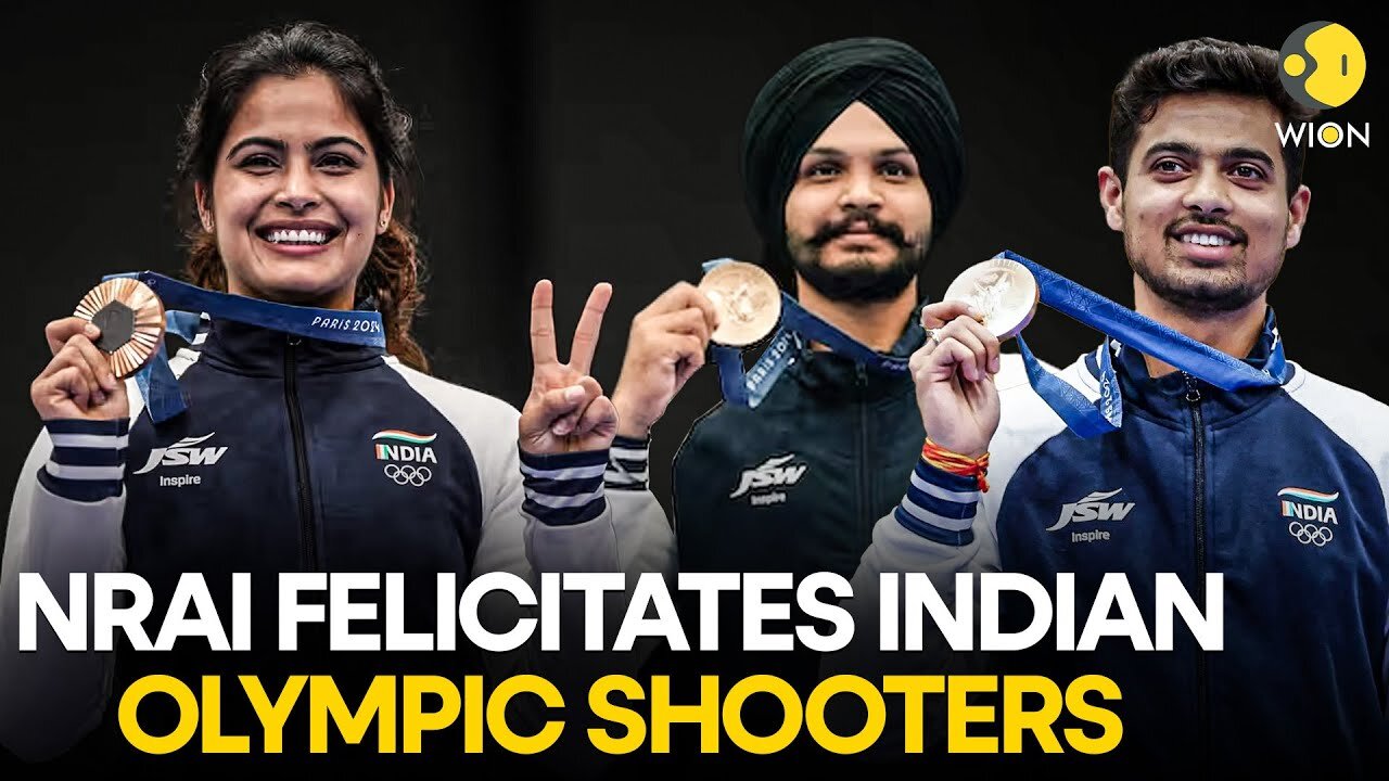 NRAI felicitates Indian Olympic shooters | WION Sports