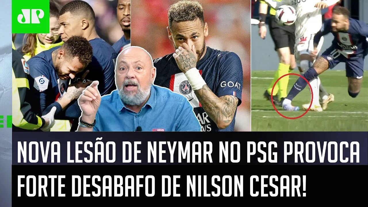 "EU TÔ FALANDO SÉRIO! A ÚNICA SAÍDA pro Neymar é..." OLHA esse FORTE DESABAFO após NOVA LESÃO no PSG