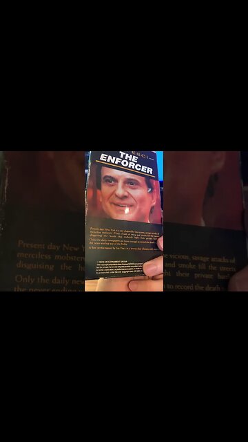 VHShorts [0148] THE ENFORCER [#shorts #theBACarchive #theVHSinspector]