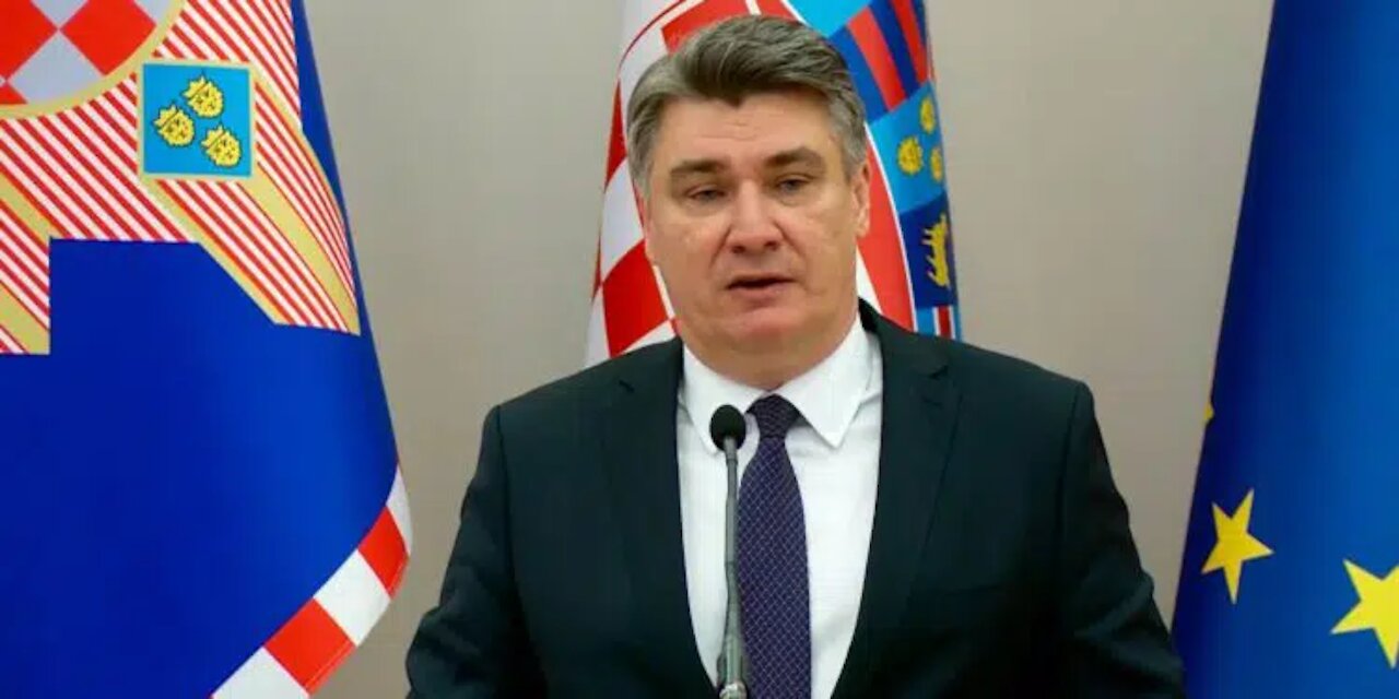 “We Will Not Be Vaccinated Anymore” Says President Of Croatia Zoran Milanovic