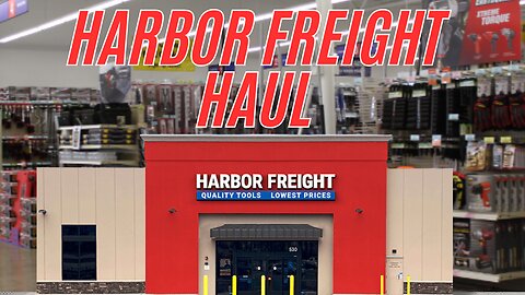 Don’t Sleep on Harbor Freight, Look at this haul!