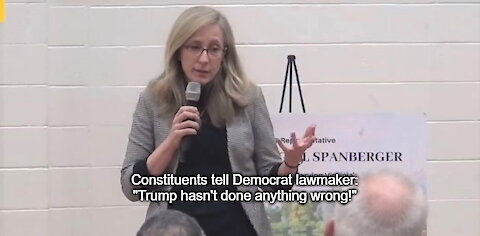 Dem lawmaker shouted down by angry voters who oppose impeachment: 'Let out votes count!'