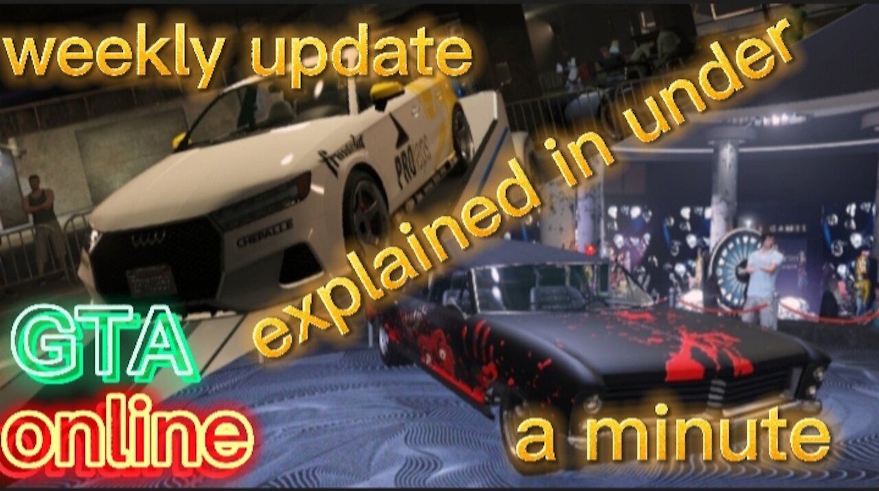 GTA online weekly update explained in under a minute