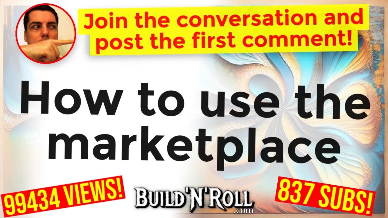 How to use the marketplace