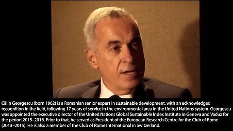 United Nations | "The United Nations Is Totally Under Control of the Oligarchs. This Oligarchy, All of Them Are Related w/ the System of the Pedophilia." - Calin Georgescu (Former Executive Director of the U.N. Sustainable Index Institute In Gen