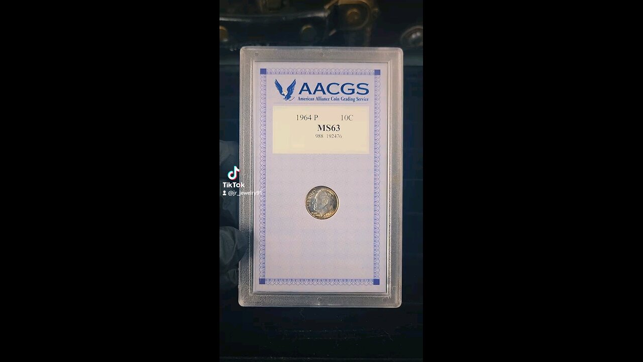 Graded 1964-P Silver Dime