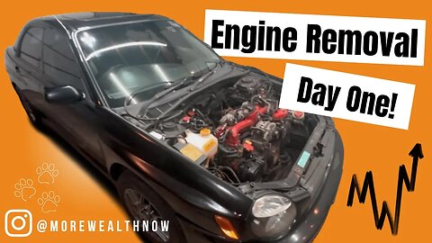 2003 Subaru WRX: Prepping the 2.0L Ej20 Engine for Removal, Almost Time to Pull It! [WRX Part 4]