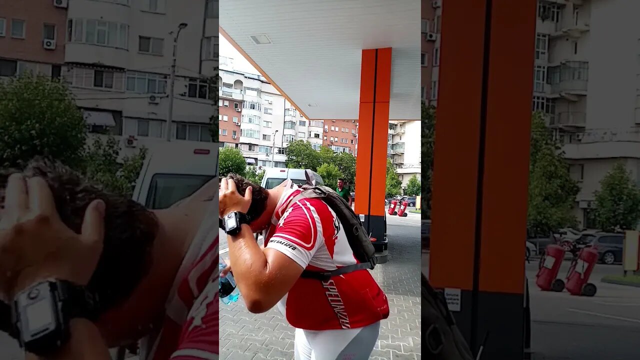 Cum mă răcoream pe caniculă - 5 August 2021 (reîncepusem ciclismul recent după 1.5 ani de condus)