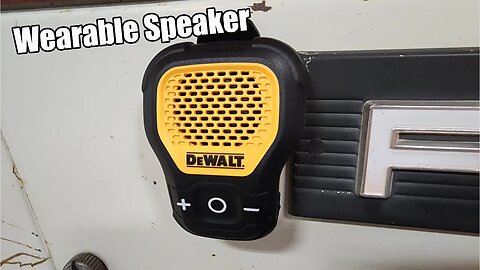 DEWALT Jobsite Pro Wearable Speaker Review