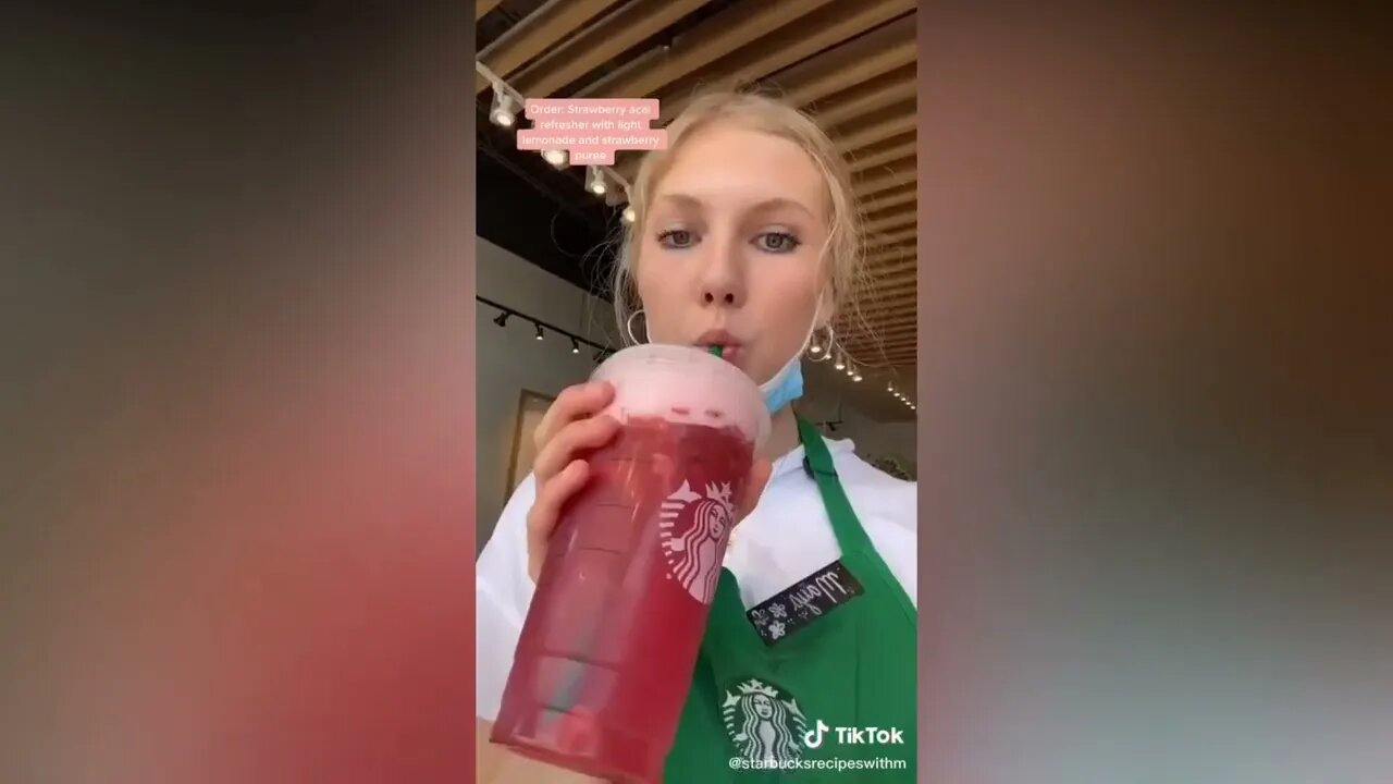 Making Starbucks Drinks TikTok - Best Starbucks Drinks On Tik Tok - Tiktok Compilation