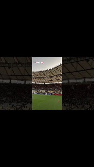 Flamengo x Vasco - Torcida do Vasco cantando alto antes da bola rolar