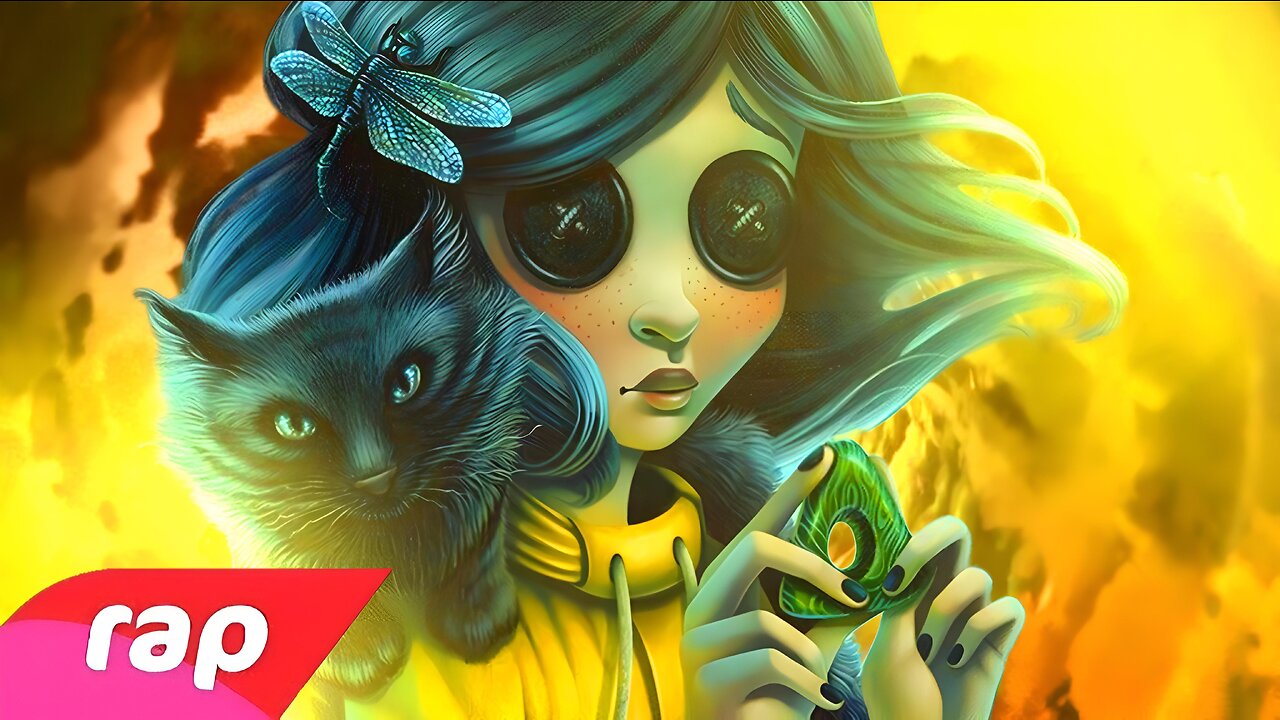 Rap Da Coraline (Coraline/Bad End Friends) - OLHOS DE BOTÕES | NERD HITS