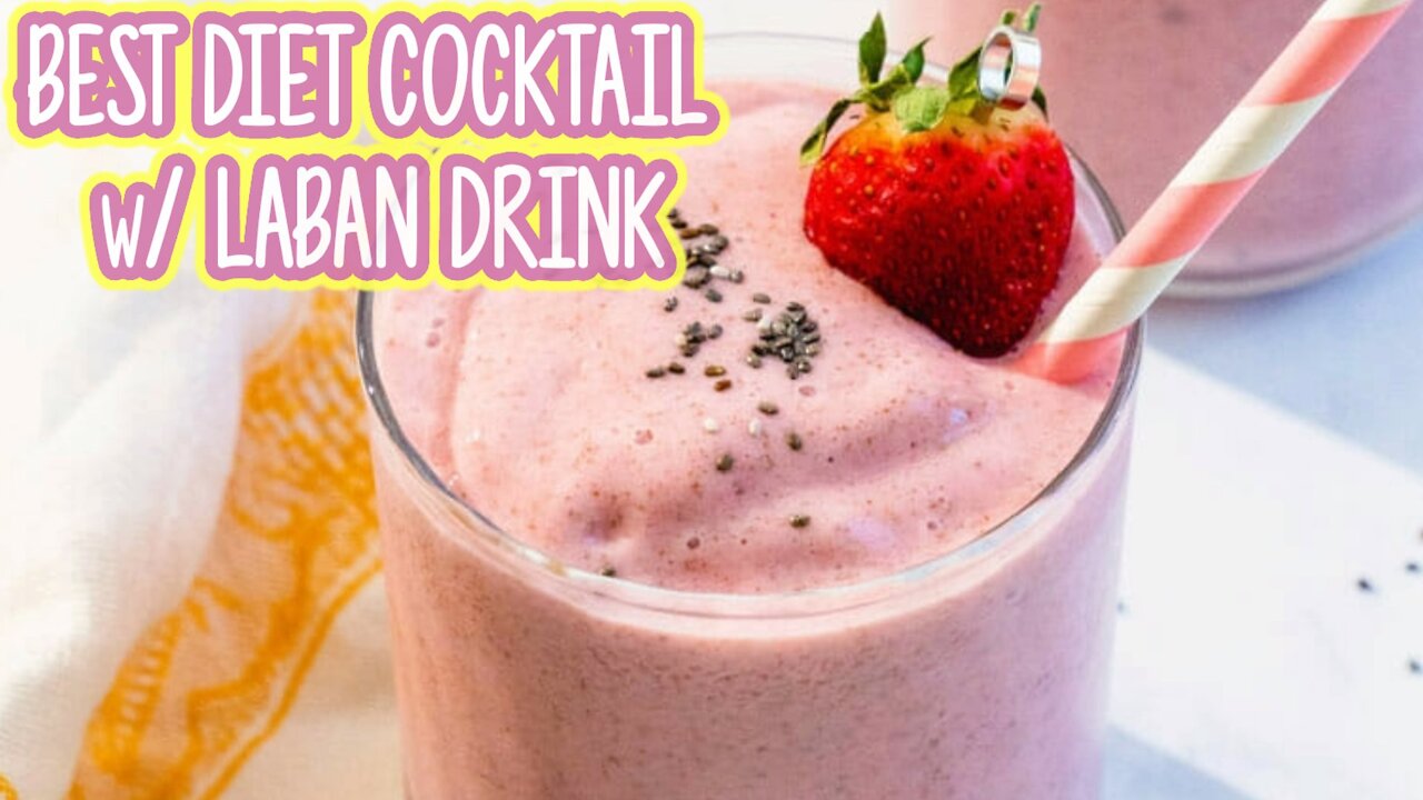 Healthy cocktail smoothie