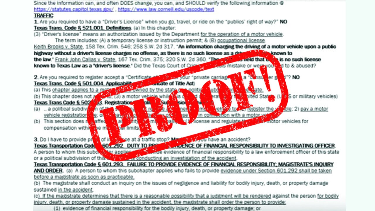 Proof cop is ignorant of the law & an embarrassment to the badge Part 1