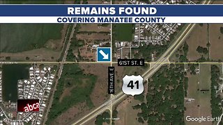 Human remains discovered in a field in Manatee County